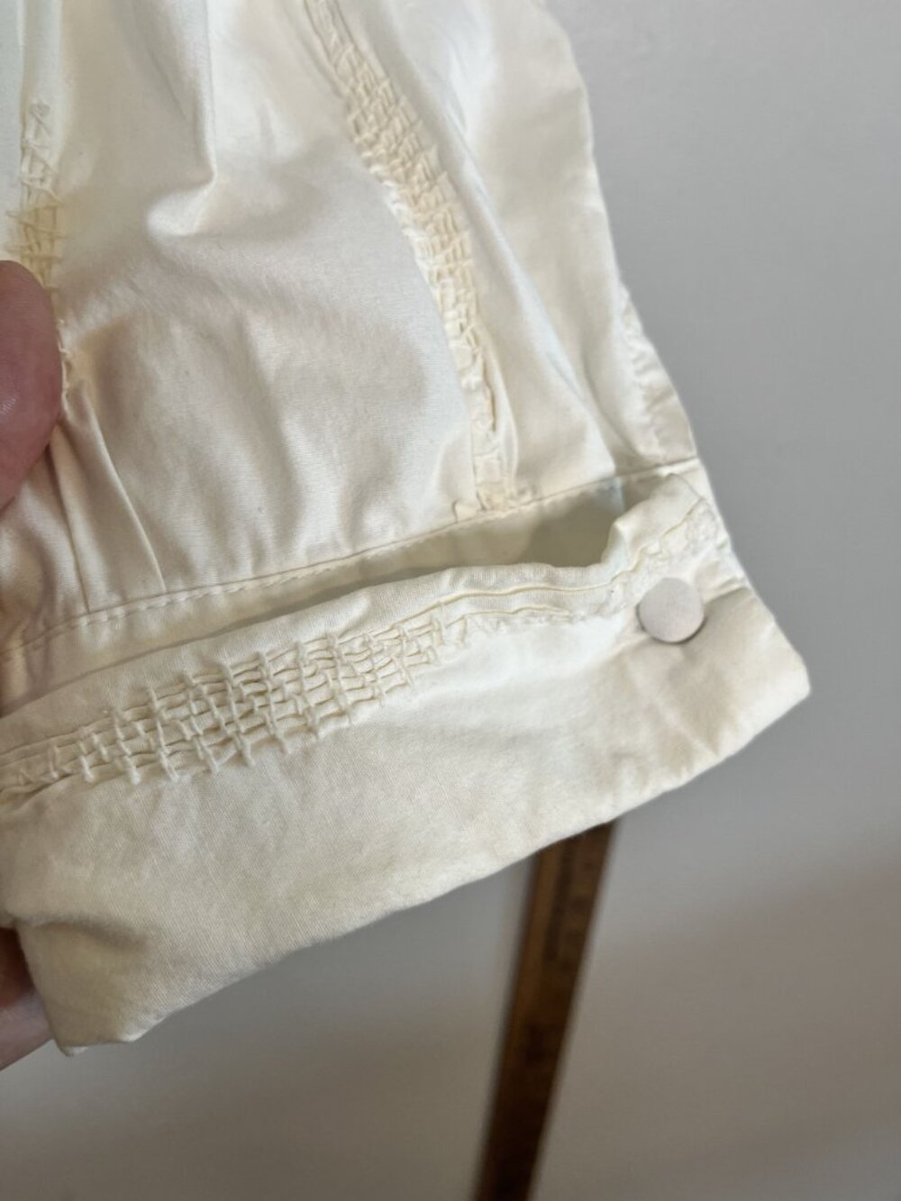 Coldwater Creek Neutral Embroidery Jacket Cream 2X Boho Indie Classic Chic Artsy - Picture 5 of 10